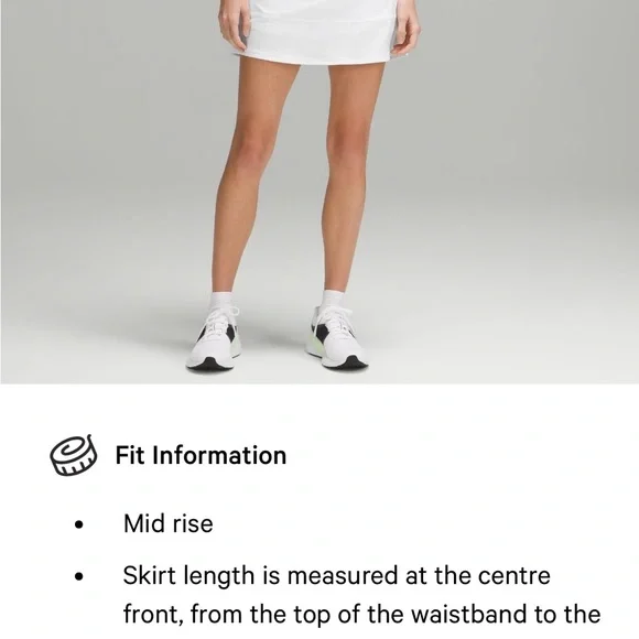 Lululemon Navy Pace Rival Skirt - Picture 6 of 6